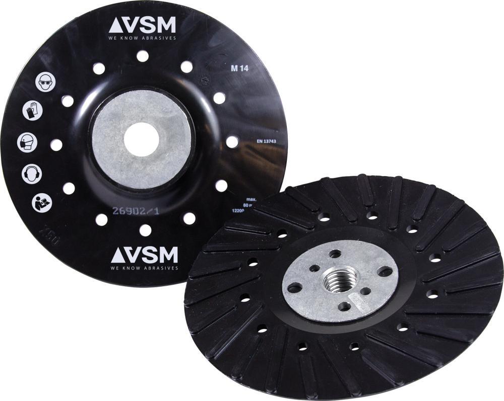 Stützteller gerippt M14 125mm VSM von EDE - Vsm