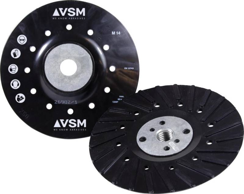 Stützteller gerippt M14 125mm VSM Stützteller gerippt M14 125mm VSM von EDE - Vsm