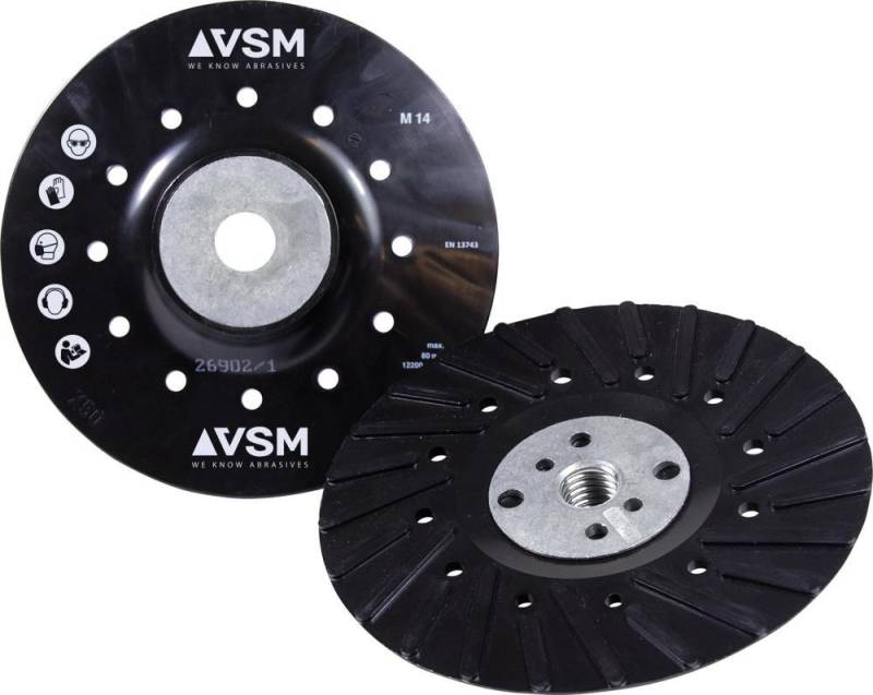 Stützteller gerippt M14 180mm VSM von EDE - Vsm