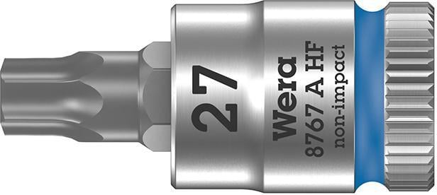 Schraubendrehereinsatz mit Haltefunktion 1/4" TX-HF27x11mm von EDE - Wera