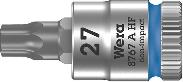 Schraubendrehereinsatz mit Haltefunktion 1/4" TX-HF27x11mm von EDE - Wera