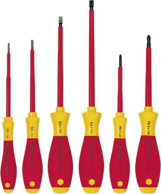Schraubendr.-Satz Schlitz/PZ VDE 6-tlg Wiha Schraubendr.-Satz Schlitz/PZ VDE 6-tlg Wiha von EDE - Wiha