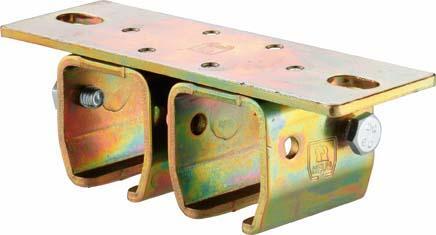 HELM 402 D Doppeldecken- muffe,galv.verz., 60 mm von EDE - Woelm