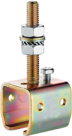 HELM 504 Muffe,höhenver- stellbar,galv.verzinkt von EDE - Woelm