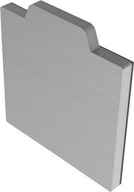 HELM Abdeckkappenpaar 31 x 33,3 mm,EV1 elox. von EDE - Woelm