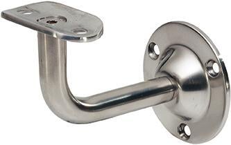 KWS 4525 Handlaufstütze St.silb.f.75 mm Wandabst. von EDE - Woelm