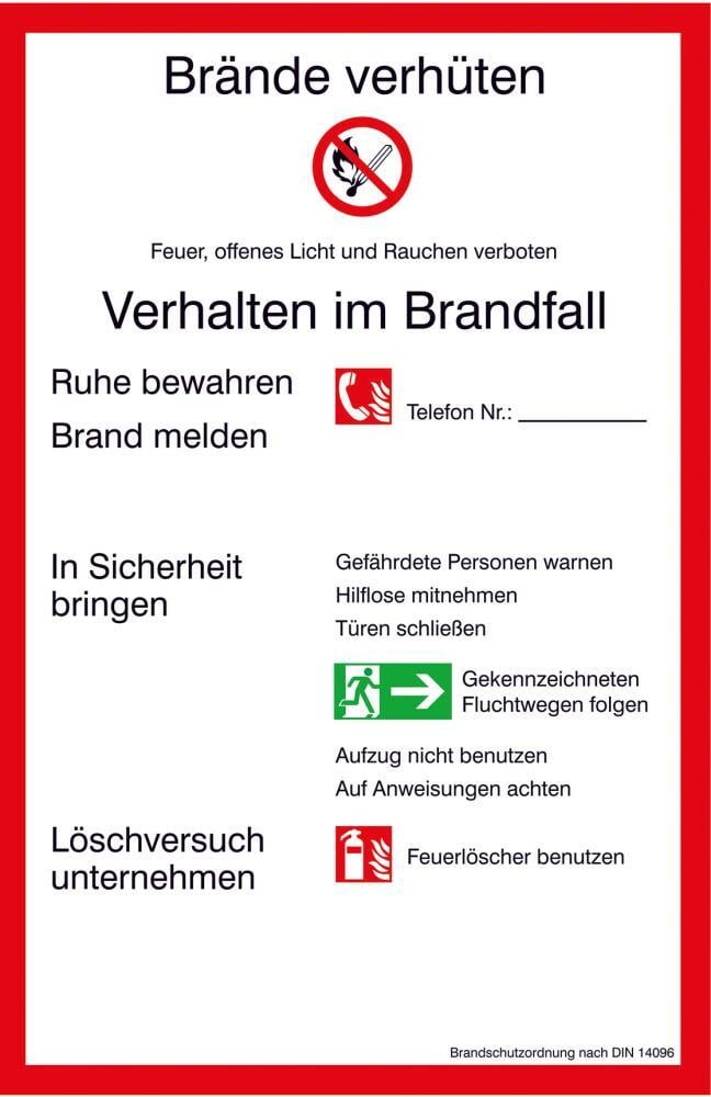 Brandschutzordnung Alu nl200x300mm Brandschutzordnung Alu nl200x300mm von EDE - Wolk