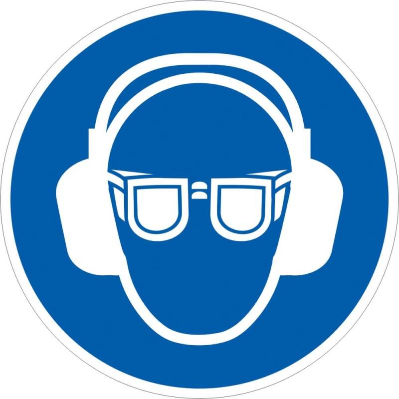 Gebotsschild Folie Gehör-u.Augen D50mm 6St Gebotsschild Folie Gehör-u.Augen D50mm 6St von EDE - Wolk