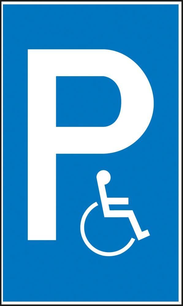 Parkplatzss. BehindertenpKunststoff (Polystyrol) von EDE - Wolk