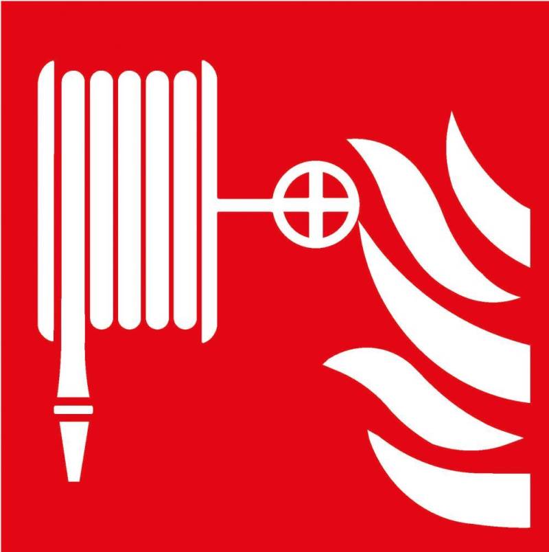 Schild Alu nl 200x200 mm Löschschlauch ISO Schild Alu nl 200x200 mm Löschschlauch ISO von EDE - Wolk