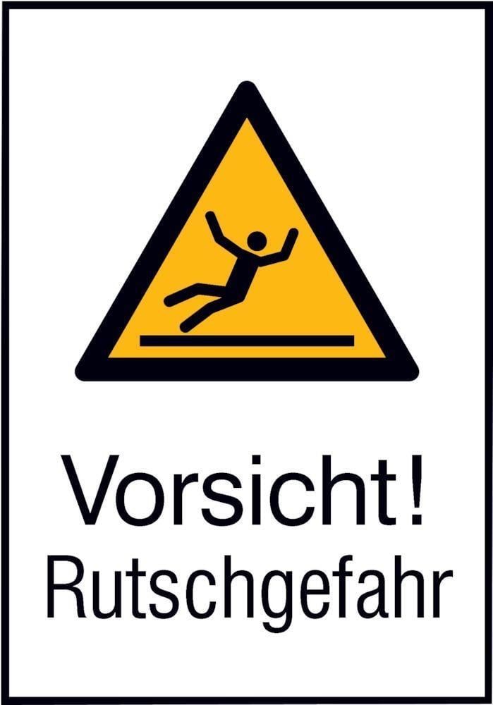 Warnschild Alu gepr Rutschgefahr 262x371 Warnschild Alu gepr Rutschgefahr 262x371 von EDE - Wolk