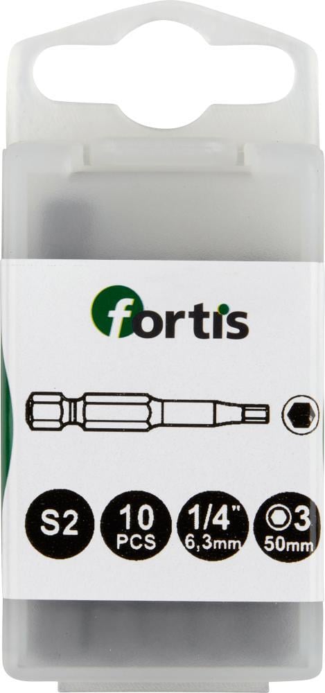 Bit 1/4" DIN3126 E6,3 Hex 5 x50mm 10Stk.FORTIS Bit 1/4" DIN3126 E6,3 Hex 5 x50mm 10Stk.FORTIS von EDE