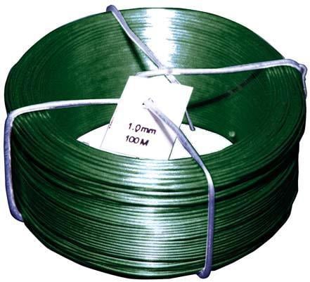 Drahtspinne PVC grün 1,4/0,9 mm x 50 m Drahtspinne PVC grün 1,4/0,9 mm x 50 m von EDE