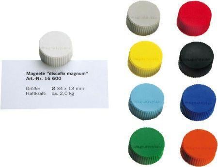 Magnet D=34mm VE=10 Haftkraft 2000 g weiß 1 Stück Magnet D=34mm VE=10 Haftkraft 2000 g weiß 1 Stück von EDE