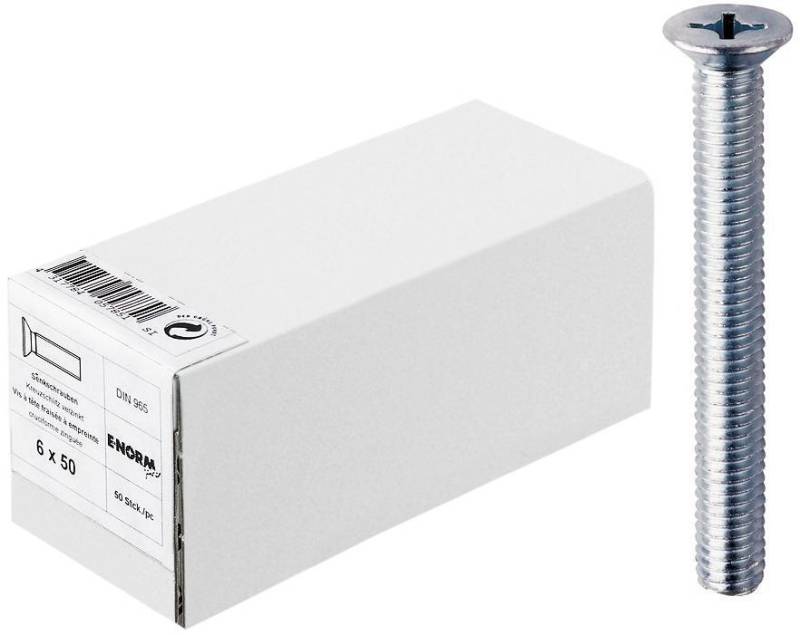 Senkkopfschraube DIN 965 M 4 x 35 zn KP E-NORMpro 100 Stück Senkkopfschraube DIN 965 M 4 x 35 zn KP E-NORMpro 100 Stück von EDE