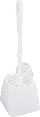 WC-Garnitur Randreiniger, eckig, weiß von EDE