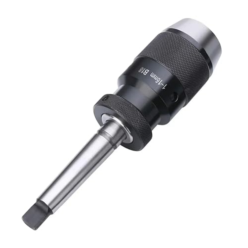 EDEDE Drehmeißel Set, B10 B12 B16 B18 B22 Selbstspannendes Bohrfutter MT1 MT2 MT3 MT4 C6 C8 C12 C16 C20 R8 Morsebohrfutter Drehmaschine 1-10 1-13 mm 1-16 mm(MTA1-B16 (1-13mm)) von EDEDE