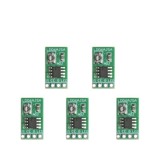 EDEDE LED Transformator 1–10 Stück DC 3,3/3,7 V 5 V LED-Treiber 30–1500 mA Konstantstrom einstellbares PWM-Steuerplatine USB-LED-Taschenlampe 18650 Li-Ionen(5pcs) von EDEDE