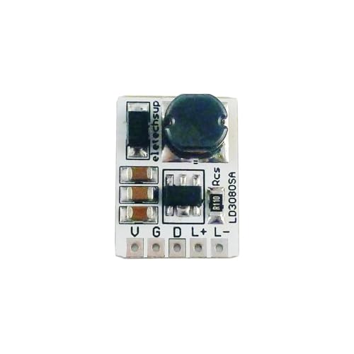 EDEDE LED Transformator 20 W DC 3,7–30 V PWM EIN/AUS-Steuerung LED-Treibermodul 330/500/660/910 mA Konstantstrom for Taschenlampen-Scheinwerfer-Notlicht(500MA) von EDEDE