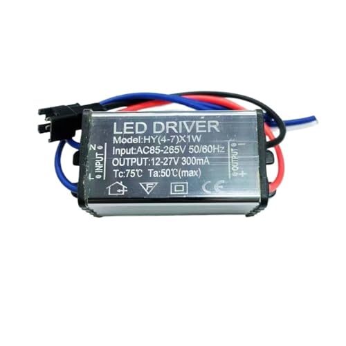 EDEDE LED Transformator LED Wasserdichter Treiber Netzteil 1-100w Volle String Deckenleuchte Wandfluter Lampe Transformator Konstantstrom Wasserdichtes Vorschaltgerät(25-36X1W Terminal Wire) von EDEDE