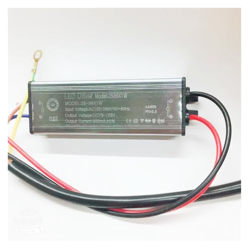 EDEDE LED Transformator LED Wasserdichter Treiber Netzteil 1-100w Volle String Deckenleuchte Wandfluter Lampe Transformator Konstantstrom Wasserdichtes Vorschaltgerät(25-36X1w Leather line) von EDEDE