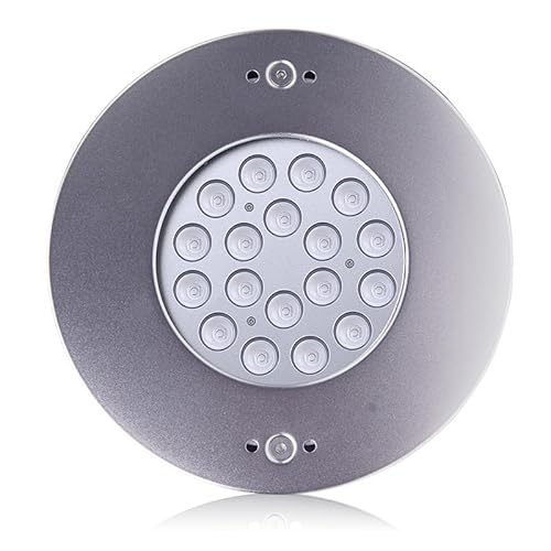 EDEDE Poolbeleuchtung, LED Schwimmbad Edelstahl Lichter Landschaft Pool Fischteich Beleuchtung Unterwasser Unterwasser Lichter für Schwimmbad, Brunnen, Teich, Aquarium(Rood,45W) von EDEDE