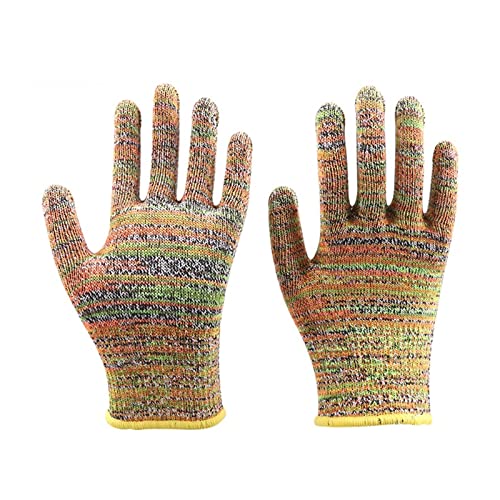 EDEDE Schnittschutzhandschuhe, Schnittfeste Handschuhe 1 Paar Landwirtschaft Gartenhandschuhe Schutz Waschbare Küchenhandschuhe Hausarbeit Hppe Arbeitsschutzhandschuhe(XX-Large) von EDEDE