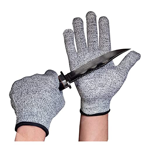 EDEDE Schnittschutzhandschuhe, Schnittfeste Handschuhe der Klasse 5 HPPE Handschutzzubehör Gartenarbeit Gartenarbeitsschutzhandschuhe Schutzsicherheitsarbeitshandschuh von EDEDE