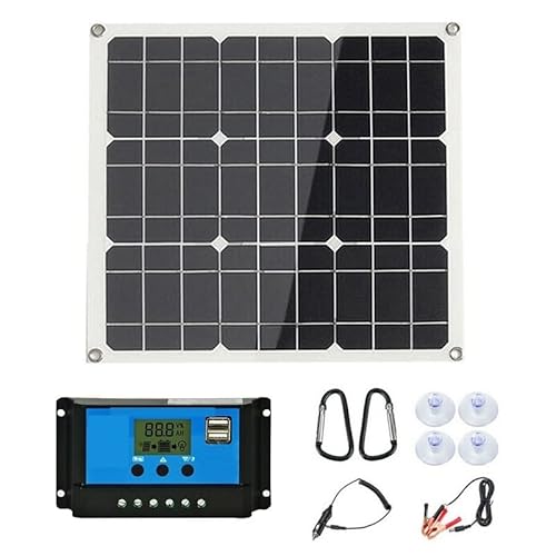 EDEDE Solarmodul, Solarpanel 80W Monokristallines Solarpanel Solar-Photovoltaik-Panel Solarstromerzeugungs-Panel Photovoltaik-Modul für Powerbanks, Generator von EDEDE