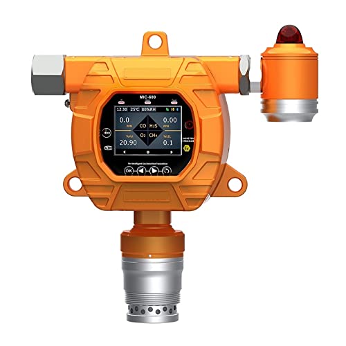 Gasdetektor, Fixed Schwefeldioxidgasdetektor SO2 Analysator for Konzentration Detektorgasalarm Sensor Testersor LCD Anzeige(0-10.000ppm) von EDEDE