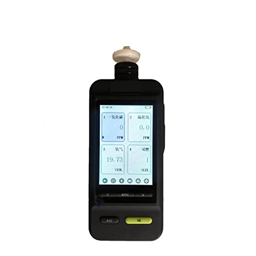 Gasdetektor, O2 Gasdetektor Multifunktionale Farbbildschirmpumpe Tragbare Sauerstoffgasdetektor von EDEDE