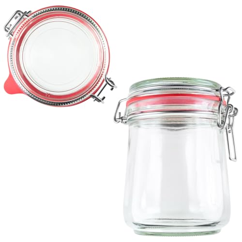 Einmachgläser mit Bügelverschluss 8 x 800ml | EDEL KRAUT - Premium Einweckgläser Bügelgläser Drahtbügelgläser Vorratsgläser - Gläser aus deutscher Glashütte - mason jar - Marmeladengläser von EDEL KRAUT Manufaktur des Lebens