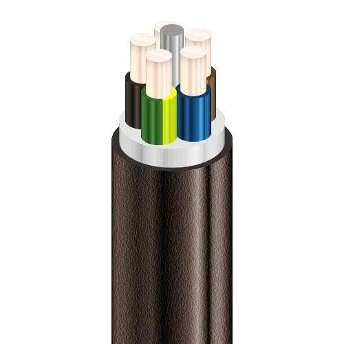 EDELIZON Erdkabel NYY-J 5x10 mm² Meterware | VDE Starkstromkabel | Verwendung bei Elektroinstallation, im Innen- und Außenbereich, bei direkter Verlegung im Erdreich von EDELIZON