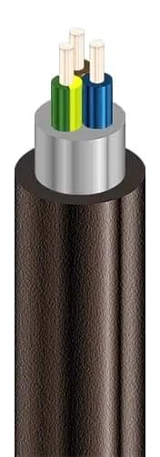 EDELIZON Erdkabel NYY-J 25m 3x2,5 mm² | VDE Starkstromkabel | Verwendung bei Elektroinstallation, im Innen- und Außenbereich, bei direkter Verlegung im Erdreich von EDELIZON