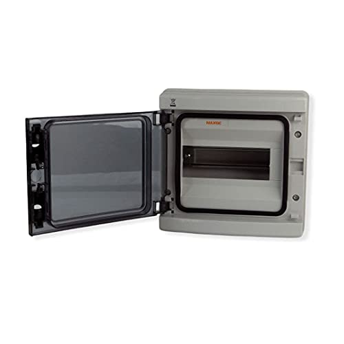 Sicherungskasten Verteilerkasten Aufputz IP65 8-12 Module (8 Module) von EDELIZON
