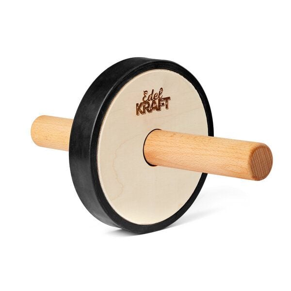 EDELKRAFT Bauchtrainer AB-Roller aus Holz und Naturgummi von EDELKRAFT