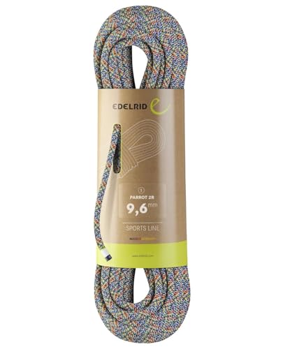 EDELRID Kletterseil Parrot 2R 9,6 mm (dynamisches Sportkletterseil), Größe:80 Meter von EDELRID