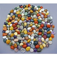 1 Kg Echte Natur Trommelsteine-Edelsteine | 1-2 cm/200-300 Stück von EDELSTEINPLANET