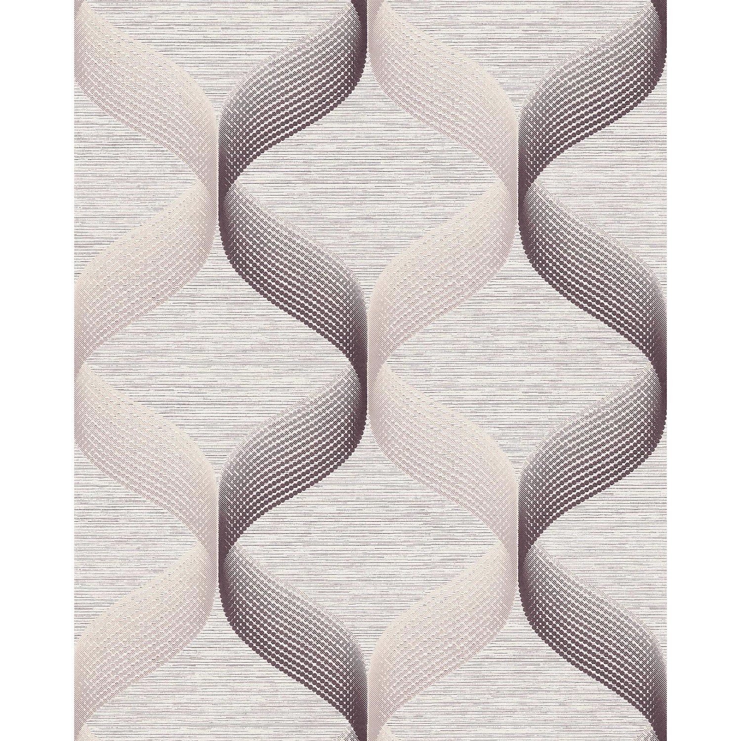 EDEM 1034-14 Retro Tapete Grafisch glitzernd Creme Beige Braun 0,53 m x 10,05 m 5,33 m2 Creme von EDEM