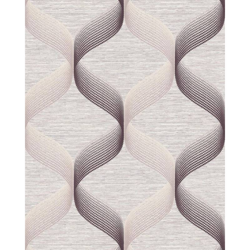 EDEM 1034-14 Retro Tapete Grafisch glitzernd Creme Beige Braun 0,53 m x 10,05 m 5,33 m2 Creme von EDEM