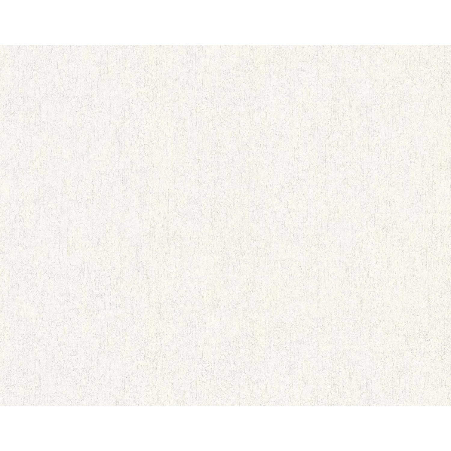 EDEM 410ST10 Struktur Tapete Spachteloptik schimmernd Weiß Grau Silber 1,06 m x 10,05 m 10,65 m2 Weiß von EDEM