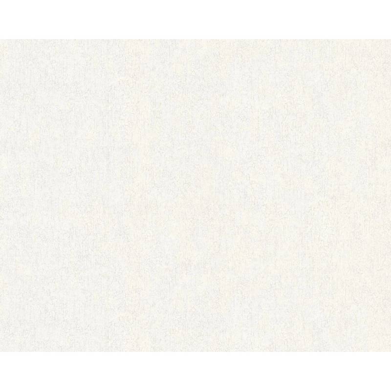 EDEM 410ST10 Struktur Tapete Spachteloptik schimmernd Weiß Grau Silber 1,06 m x 10,05 m 10,65 m2 Weiß von EDEM