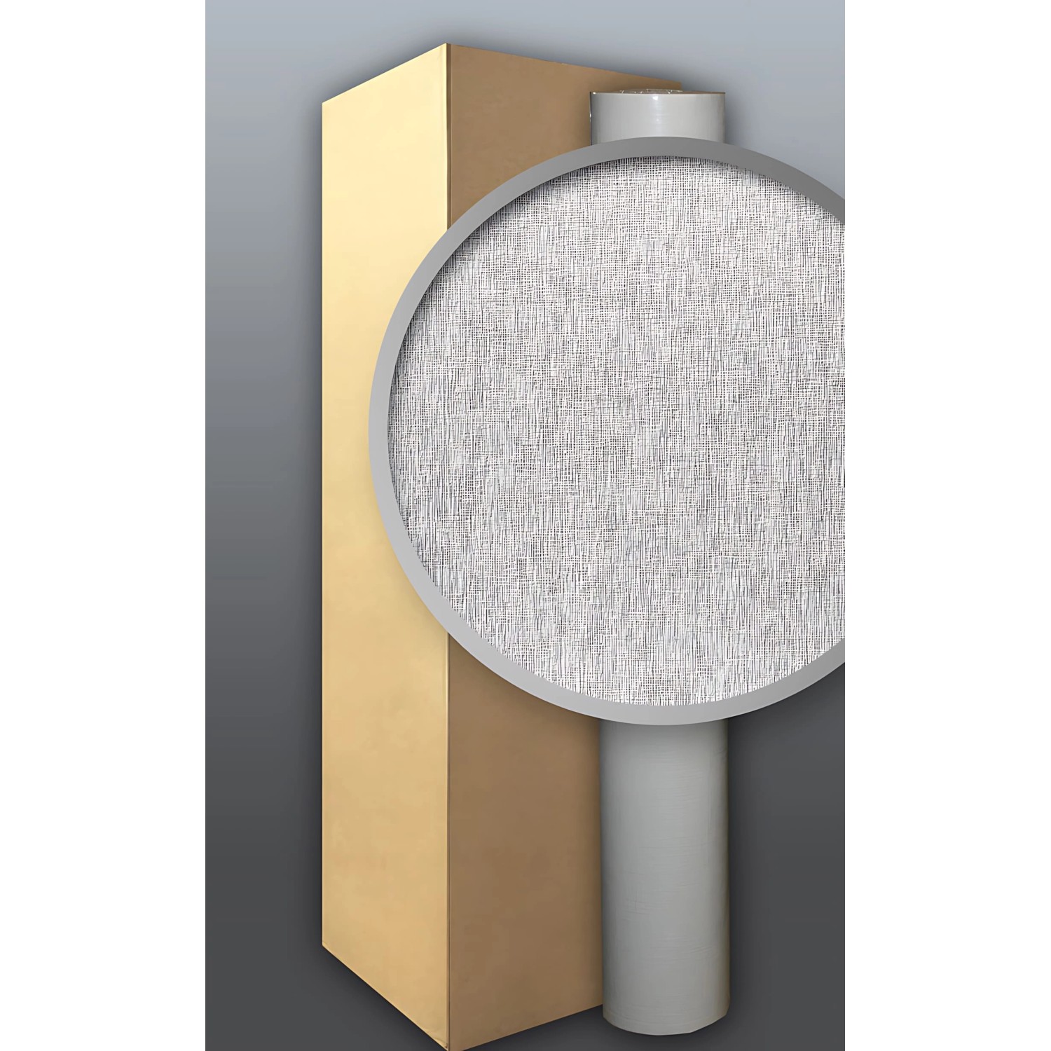 EDEM 80374BR60 Xxl Dekorative Decken Wand Vlies-Tapete überstreichbar 1 Karton mit 5 Rollen 132,5 m2 Weiß von EDEM