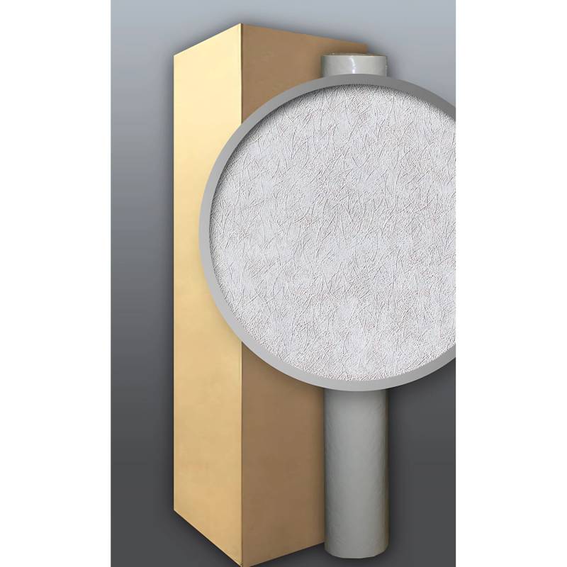 EDEM 80379BR60 Xxl Feine Faser Vliestapete atmungsaktiv überstreichbar 1 Karton mit 5 Rollen 132,5 m2 Weiß von EDEM
