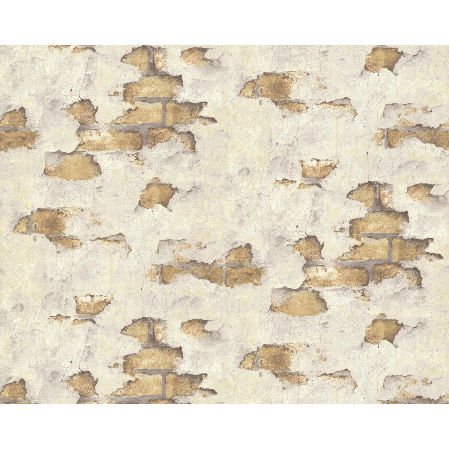 EDEM 819DN53 Stein Kacheln Tapete Spachteloptik Matt Creme ocker-Gelb 1,06 m x 10,05 m 10,65 m2 Creme von EDEM