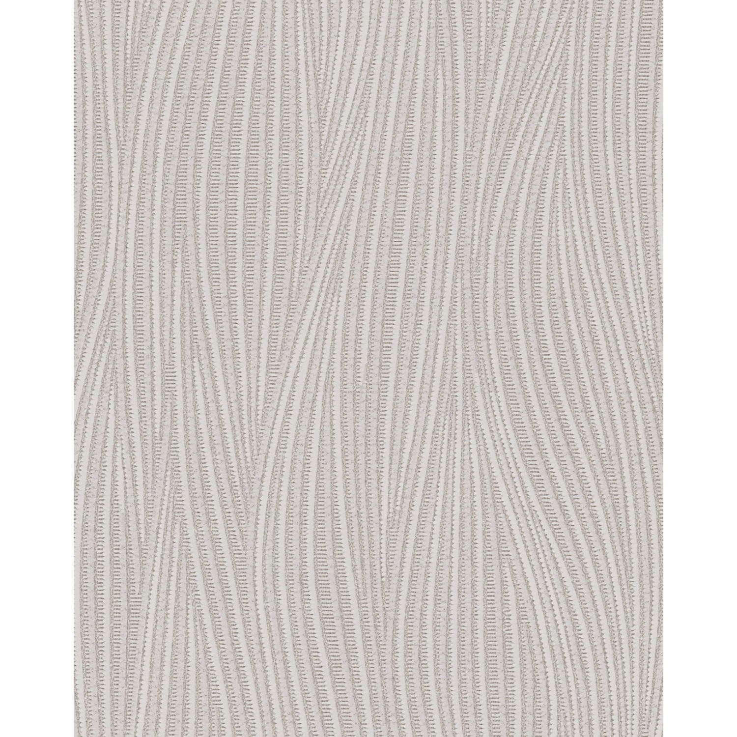 EDEM 82050BR56 Streifen Tapete geschwungene Linien glitzernd Grau Weiß 7,95 m2 0,53 m x 15,00 m 7,95 m2 Grau von EDEM