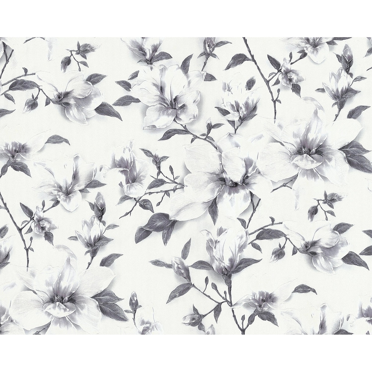 EDEM 9080-20 Blumen Tapete Floral schimmernd Weiß Grau Silber 1,06 m x 10,05 m 10,65 m2 Weiß EDEM 9080-20 Blumen Tapete Floral schimmernd Weiß Grau Silber 1,06 m x 10,05 m 10,65 m2 Weiß von EDEM