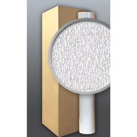 Edem - 80362BR70 Vliestapete überstreichbar Reibeputz Muster dekorative Putzstruktur-Optik weiß 106 qm 1 Kart. 4 Rollen von EDEM