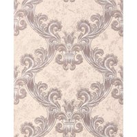 Barock Tapete Edem 1026-13 Vinyltapete strukturiert mit Ornamenten und metallischen Akzenten creme beige silber 5,33 m2 - creme von EDEM