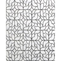 Edem - Grafik Tapete 85074BR30 Tapete leicht strukturiert mit Ornamenten glänzend weiß hell-grau schwarz silber 5,33 m2 Edem - Grafik Tapete 85074BR30 Tapete leicht strukturiert mit Ornamenten glänzend weiß hell-grau schwarz silber 5,33 m2 von EDEM